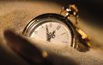 pocket watch for the contact section of the Highway Pub