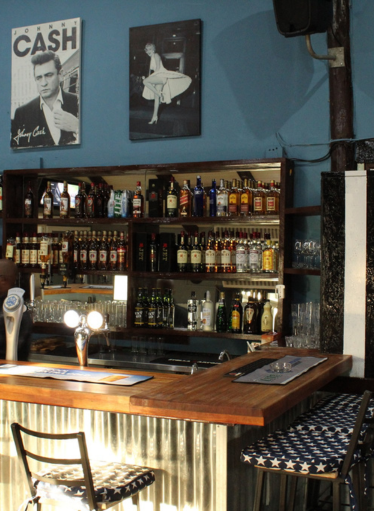 The bar area of The Highway Pub