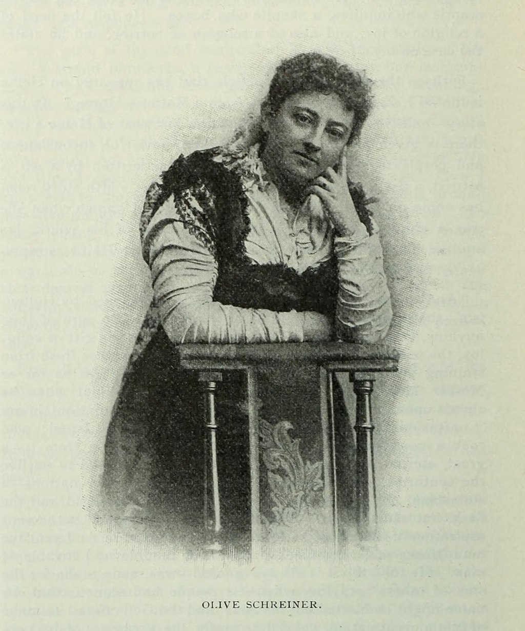Heritage on Tap depicted by book illustration of Olive Schreiner
