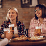 enjoying a relaxed Mother’s Day lunch together at The Highway Pub in a warm, welcoming setting