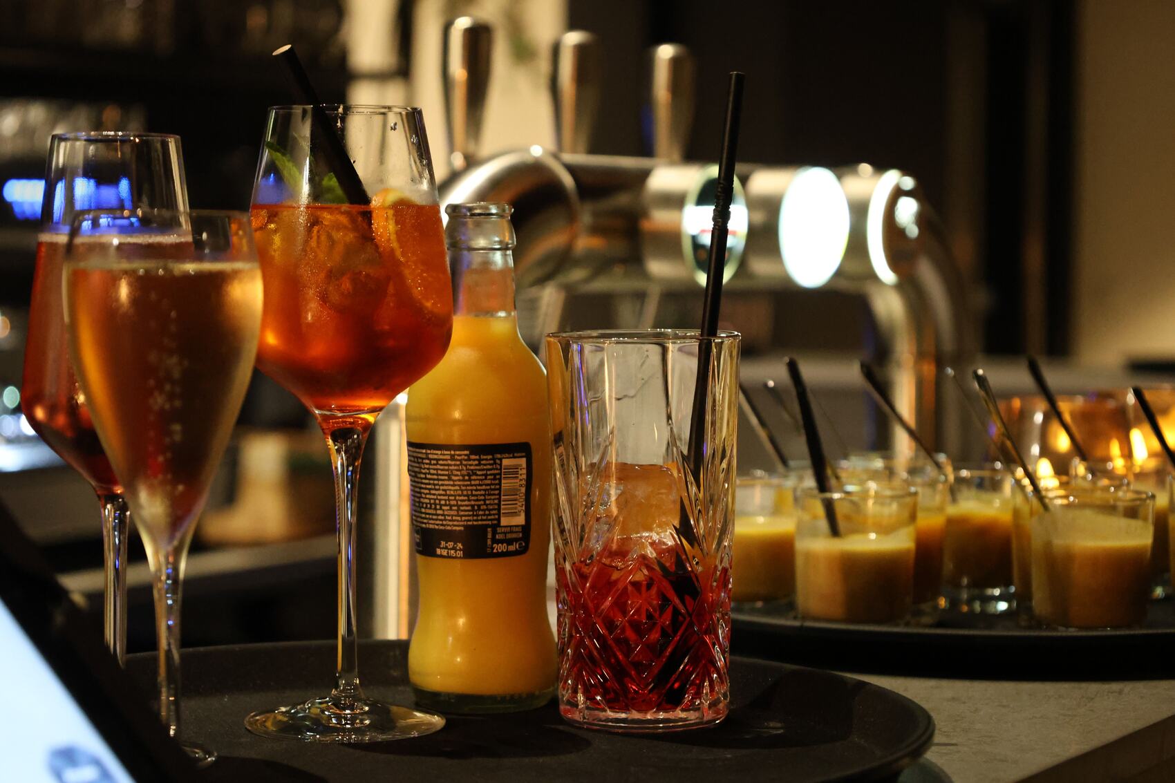 Drinks taste better when served in a clean glass at The Highway Pub